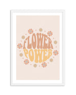 Flower Power Art Print-PRINT-Olive et Oriel-Olive et Oriel-A5 | 5.8" x 8.3" | 14.8 x 21cm-White-With White Border-Buy-Australian-Art-Prints-Online-with-Olive-et-Oriel-Your-Artwork-Specialists-Austrailia-Decorate-With-Coastal-Photo-Wall-Art-Prints-From-Our-Beach-House-Artwork-Collection-Fine-Poster-and-Framed-Artwork