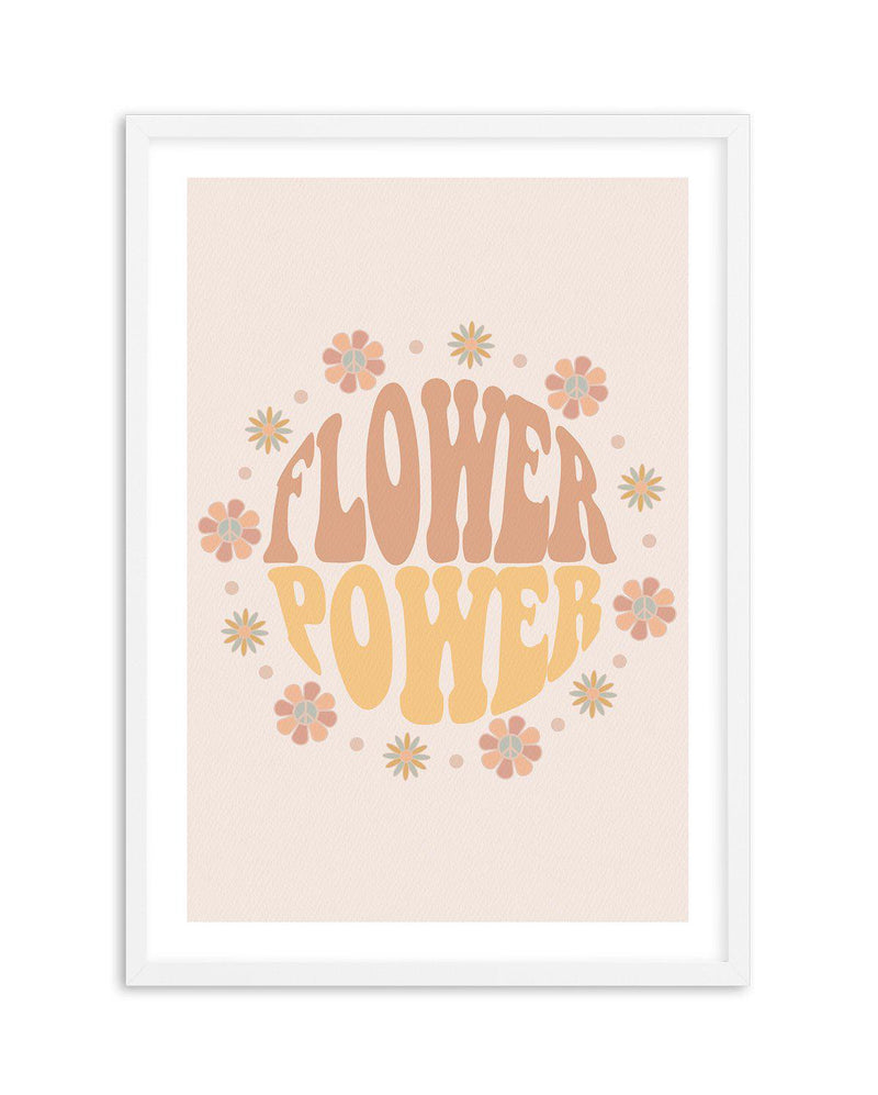 Flower Power Art Print-PRINT-Olive et Oriel-Olive et Oriel-A5 | 5.8" x 8.3" | 14.8 x 21cm-White-With White Border-Buy-Australian-Art-Prints-Online-with-Olive-et-Oriel-Your-Artwork-Specialists-Austrailia-Decorate-With-Coastal-Photo-Wall-Art-Prints-From-Our-Beach-House-Artwork-Collection-Fine-Poster-and-Framed-Artwork