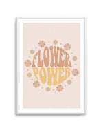 Flower Power Art Print-PRINT-Olive et Oriel-Olive et Oriel-A5 | 5.8" x 8.3" | 14.8 x 21cm-Unframed Art Print-With White Border-Buy-Australian-Art-Prints-Online-with-Olive-et-Oriel-Your-Artwork-Specialists-Austrailia-Decorate-With-Coastal-Photo-Wall-Art-Prints-From-Our-Beach-House-Artwork-Collection-Fine-Poster-and-Framed-Artwork