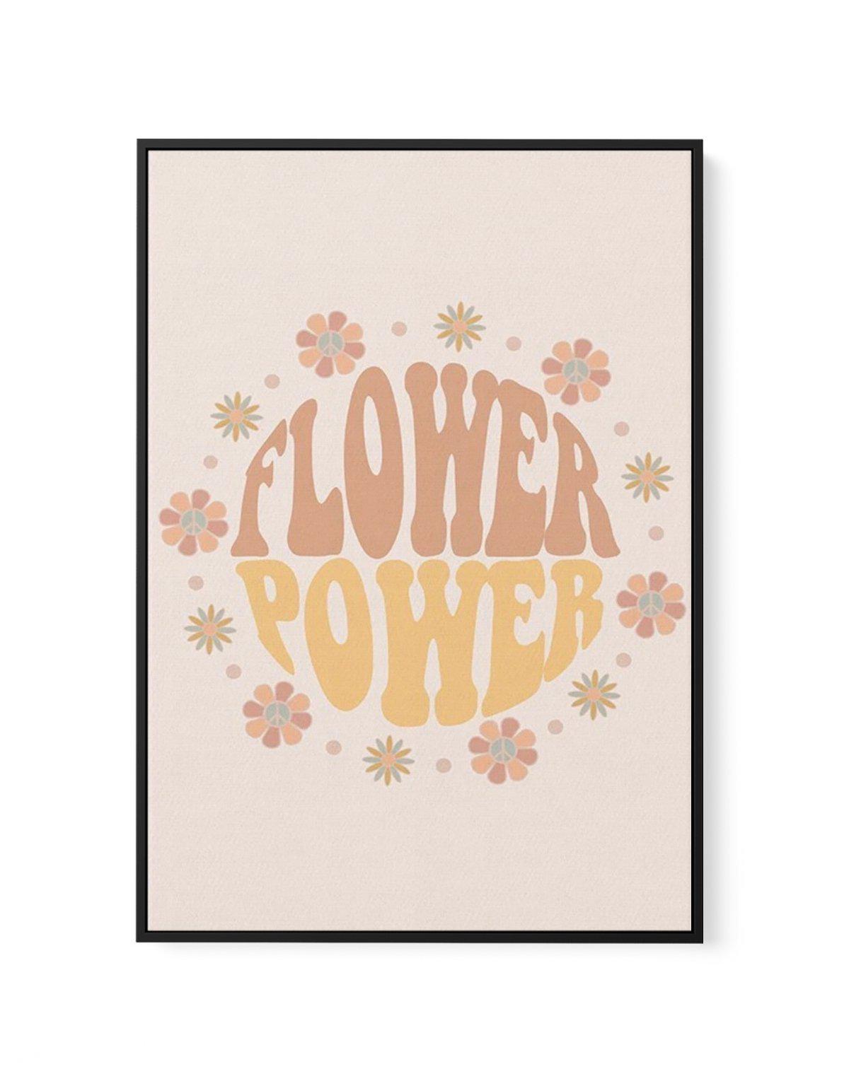 Flower Power | Framed Canvas-CANVAS-You can shop wall art online with Olive et Oriel for everything from abstract art to fun kids wall art. Our beautiful modern art prints and canvas art are available from large canvas prints to wall art paintings and our proudly Australian artwork collection offers only the highest quality framed large wall art and canvas art Australia - You can buy fashion photography prints or Hampton print posters and paintings on canvas from Olive et Oriel and have them del