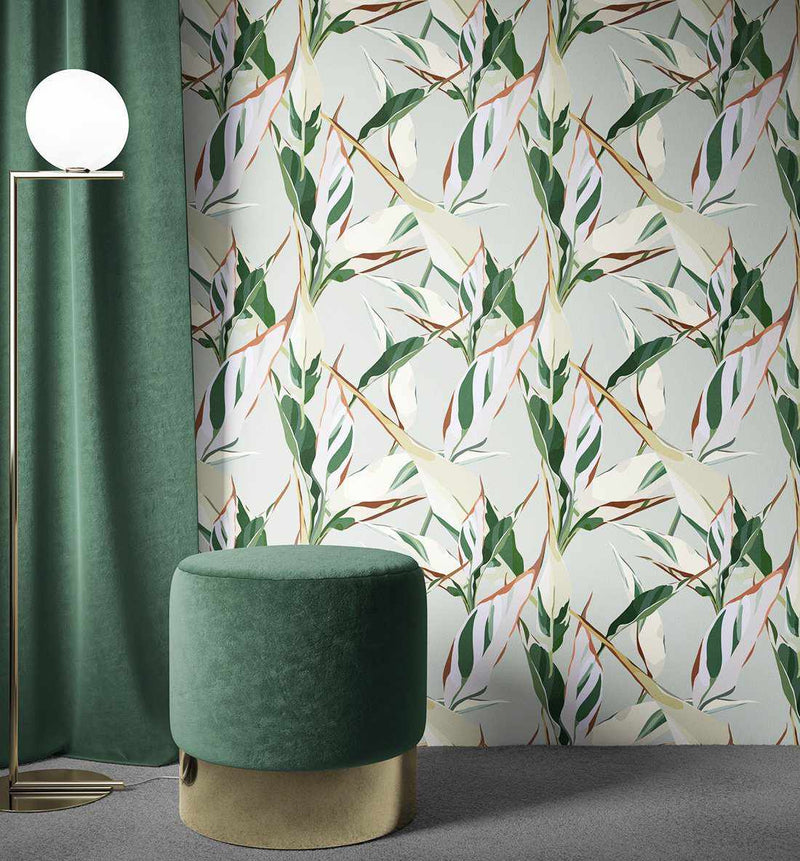 Foliage I Wallpaper - Olive et Oriel
