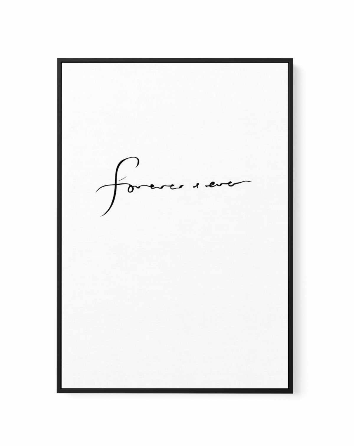 Forever + Ever | Framed Canvas-CANVAS-You can shop wall art online with Olive et Oriel for everything from abstract art to fun kids wall art. Our beautiful modern art prints and canvas art are available from large canvas prints to wall art paintings and our proudly Australian artwork collection offers only the highest quality framed large wall art and canvas art Australia - You can buy fashion photography prints or Hampton print posters and paintings on canvas from Olive et Oriel and have them d