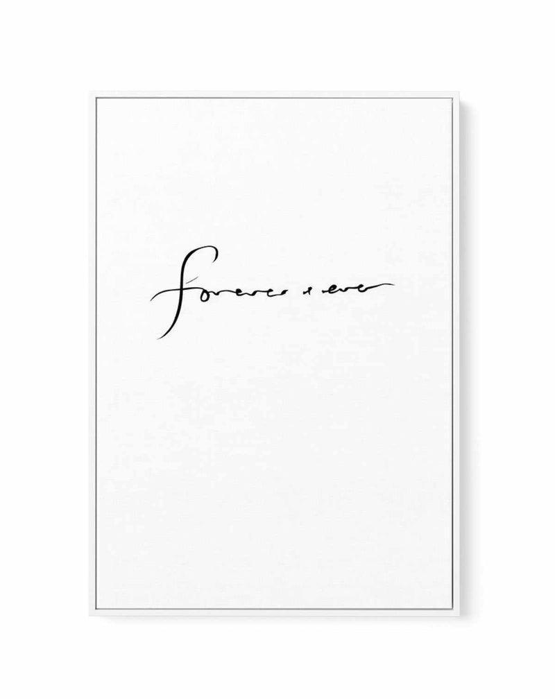 Forever + Ever | Framed Canvas-CANVAS-You can shop wall art online with Olive et Oriel for everything from abstract art to fun kids wall art. Our beautiful modern art prints and canvas art are available from large canvas prints to wall art paintings and our proudly Australian artwork collection offers only the highest quality framed large wall art and canvas art Australia - You can buy fashion photography prints or Hampton print posters and paintings on canvas from Olive et Oriel and have them d