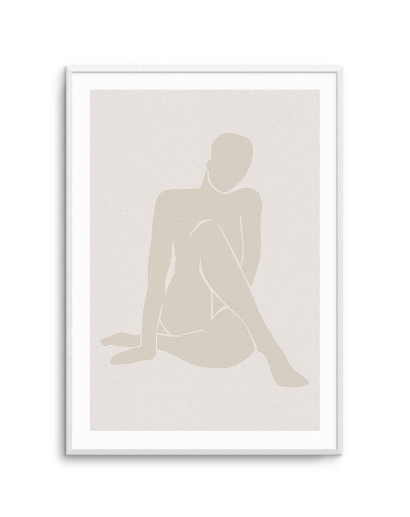 Forme Feminine I | Beige Art Print-PRINT-Olive et Oriel-Olive et Oriel-A4 | 8.3" x 11.7" | 21 x 29.7cm-Unframed Art Print-With White Border-Buy-Australian-Art-Prints-Online-with-Olive-et-Oriel-Your-Artwork-Specialists-Austrailia-Decorate-With-Coastal-Photo-Wall-Art-Prints-From-Our-Beach-House-Artwork-Collection-Fine-Poster-and-Framed-Artwork