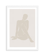 Forme Feminine I | Beige Art Print-PRINT-Olive et Oriel-Olive et Oriel-A4 | 8.3" x 11.7" | 21 x 29.7cm-White-With White Border-Buy-Australian-Art-Prints-Online-with-Olive-et-Oriel-Your-Artwork-Specialists-Austrailia-Decorate-With-Coastal-Photo-Wall-Art-Prints-From-Our-Beach-House-Artwork-Collection-Fine-Poster-and-Framed-Artwork