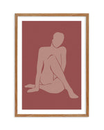Forme Feminine I | Rouge Art Print-PRINT-Olive et Oriel-Olive et Oriel-Buy-Australian-Art-Prints-Online-with-Olive-et-Oriel-Your-Artwork-Specialists-Austrailia-Decorate-With-Coastal-Photo-Wall-Art-Prints-From-Our-Beach-House-Artwork-Collection-Fine-Poster-and-Framed-Artwork