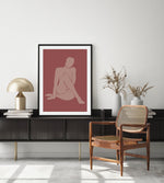 Forme Feminine I | Rouge Art Print-PRINT-Olive et Oriel-Olive et Oriel-Buy-Australian-Art-Prints-Online-with-Olive-et-Oriel-Your-Artwork-Specialists-Austrailia-Decorate-With-Coastal-Photo-Wall-Art-Prints-From-Our-Beach-House-Artwork-Collection-Fine-Poster-and-Framed-Artwork