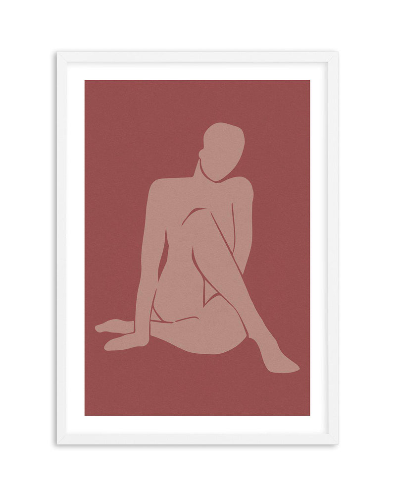 Forme Feminine I | Rouge Art Print-PRINT-Olive et Oriel-Olive et Oriel-A4 | 8.3" x 11.7" | 21 x 29.7cm-White-With White Border-Buy-Australian-Art-Prints-Online-with-Olive-et-Oriel-Your-Artwork-Specialists-Austrailia-Decorate-With-Coastal-Photo-Wall-Art-Prints-From-Our-Beach-House-Artwork-Collection-Fine-Poster-and-Framed-Artwork