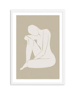 Forme Feminine II | Beige Art Print-PRINT-Olive et Oriel-Olive et Oriel-A4 | 8.3" x 11.7" | 21 x 29.7cm-White-With White Border-Buy-Australian-Art-Prints-Online-with-Olive-et-Oriel-Your-Artwork-Specialists-Austrailia-Decorate-With-Coastal-Photo-Wall-Art-Prints-From-Our-Beach-House-Artwork-Collection-Fine-Poster-and-Framed-Artwork