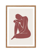 Forme Feminine II | Rouge Art Print-PRINT-Olive et Oriel-Olive et Oriel-Buy-Australian-Art-Prints-Online-with-Olive-et-Oriel-Your-Artwork-Specialists-Austrailia-Decorate-With-Coastal-Photo-Wall-Art-Prints-From-Our-Beach-House-Artwork-Collection-Fine-Poster-and-Framed-Artwork