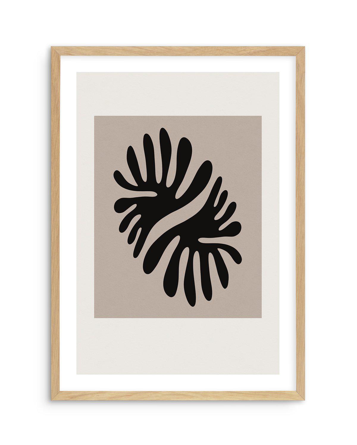 Forme Organique I Art Print-PRINT-Olive et Oriel-Olive et Oriel-A4 | 8.3" x 11.7" | 21 x 29.7cm-Oak-With White Border-Buy-Australian-Art-Prints-Online-with-Olive-et-Oriel-Your-Artwork-Specialists-Austrailia-Decorate-With-Coastal-Photo-Wall-Art-Prints-From-Our-Beach-House-Artwork-Collection-Fine-Poster-and-Framed-Artwork