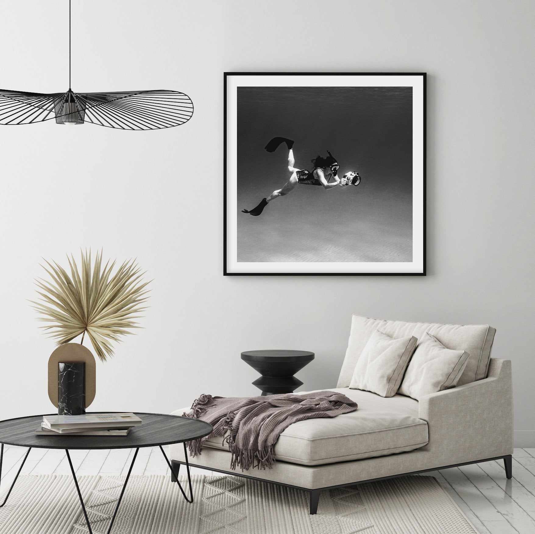 Free Divin' | B&W SQ Art Print-PRINT-Olive et Oriel-Olive et Oriel-Buy-Australian-Art-Prints-Online-with-Olive-et-Oriel-Your-Artwork-Specialists-Austrailia-Decorate-With-Coastal-Photo-Wall-Art-Prints-From-Our-Beach-House-Artwork-Collection-Fine-Poster-and-Framed-Artwork