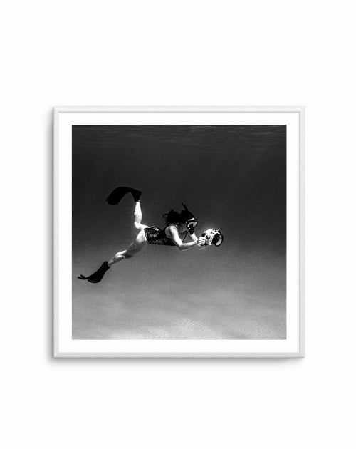 Free Divin' | B&W SQ Art Print-PRINT-Olive et Oriel-Olive et Oriel-Buy-Australian-Art-Prints-Online-with-Olive-et-Oriel-Your-Artwork-Specialists-Austrailia-Decorate-With-Coastal-Photo-Wall-Art-Prints-From-Our-Beach-House-Artwork-Collection-Fine-Poster-and-Framed-Artwork