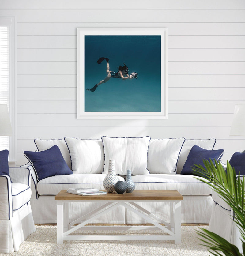 Free Divin' | Colour SQ Art Print-PRINT-Olive et Oriel-Olive et Oriel-Buy-Australian-Art-Prints-Online-with-Olive-et-Oriel-Your-Artwork-Specialists-Austrailia-Decorate-With-Coastal-Photo-Wall-Art-Prints-From-Our-Beach-House-Artwork-Collection-Fine-Poster-and-Framed-Artwork