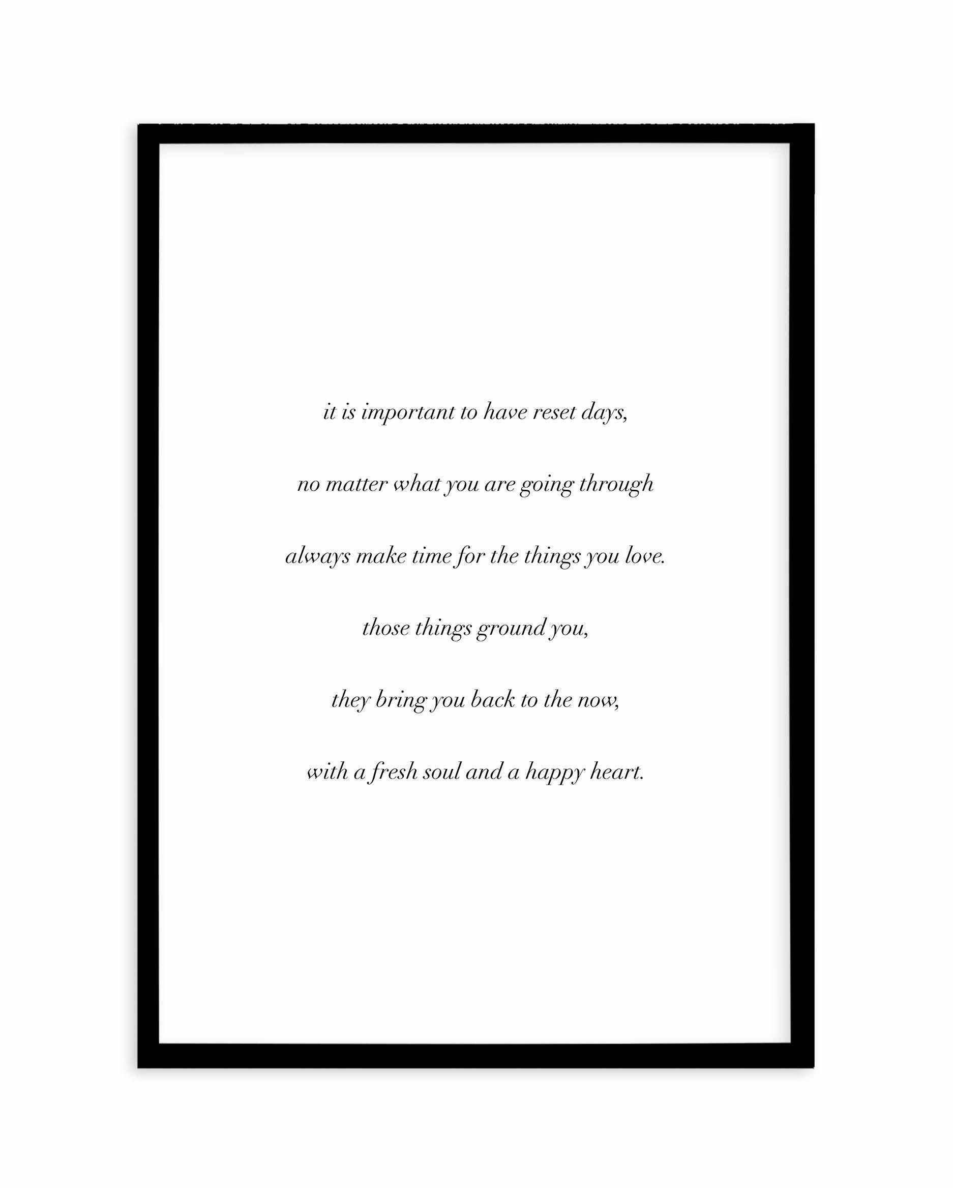 Fresh Soul & Happy Heart Art Print-PRINT-Olive et Oriel-Olive et Oriel-A4 | 8.3" x 11.7" | 21 x 29.7cm-Black-With White Border-Buy-Australian-Art-Prints-Online-with-Olive-et-Oriel-Your-Artwork-Specialists-Austrailia-Decorate-With-Coastal-Photo-Wall-Art-Prints-From-Our-Beach-House-Artwork-Collection-Fine-Poster-and-Framed-Artwork