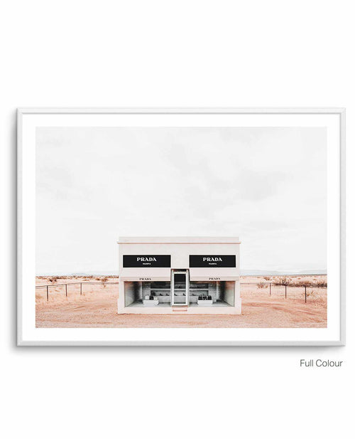 Prada Marfa | Texas Art Print-PRINT-Olive et Oriel-Olive et Oriel-A3 | 11.7" x 16.5" | 29.7 x 42 cm-Unframed Art Print-With White Border-Buy-Australian-Art-Prints-Online-with-Olive-et-Oriel-Your-Artwork-Specialists-Austrailia-Decorate-With-Coastal-Photo-Wall-Art-Prints-From-Our-Beach-House-Artwork-Collection-Fine-Poster-and-Framed-Artwork
