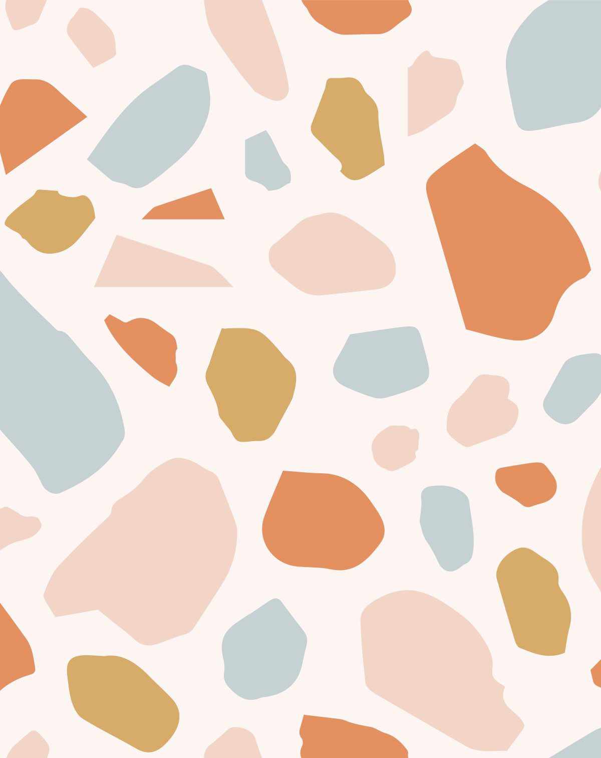 Fun Terrazzo I Wallpaper - Olive et Oriel