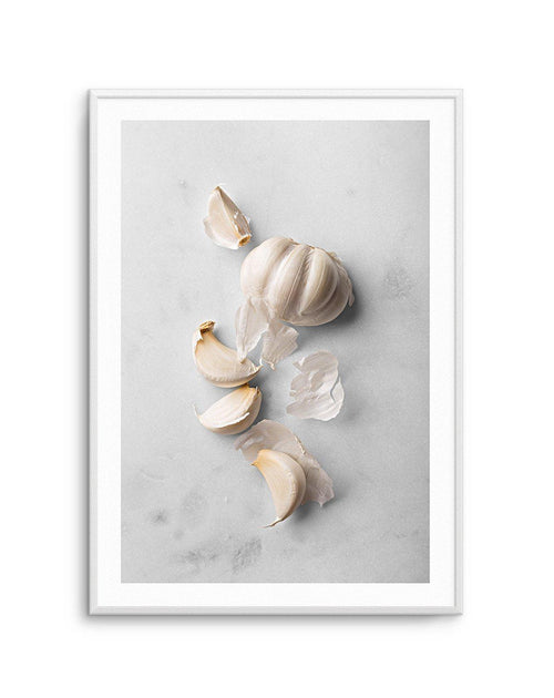 Garlic Art Print-PRINT-Olive et Oriel-Olive et Oriel-A5 | 5.8" x 8.3" | 14.8 x 21cm-Unframed Art Print-With White Border-Buy-Australian-Art-Prints-Online-with-Olive-et-Oriel-Your-Artwork-Specialists-Austrailia-Decorate-With-Coastal-Photo-Wall-Art-Prints-From-Our-Beach-House-Artwork-Collection-Fine-Poster-and-Framed-Artwork