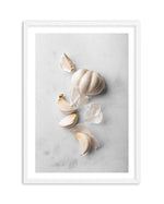 Garlic Art Print-PRINT-Olive et Oriel-Olive et Oriel-A5 | 5.8" x 8.3" | 14.8 x 21cm-White-With White Border-Buy-Australian-Art-Prints-Online-with-Olive-et-Oriel-Your-Artwork-Specialists-Austrailia-Decorate-With-Coastal-Photo-Wall-Art-Prints-From-Our-Beach-House-Artwork-Collection-Fine-Poster-and-Framed-Artwork