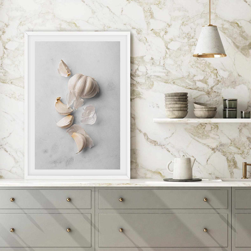 Garlic Art Print-PRINT-Olive et Oriel-Olive et Oriel-Buy-Australian-Art-Prints-Online-with-Olive-et-Oriel-Your-Artwork-Specialists-Austrailia-Decorate-With-Coastal-Photo-Wall-Art-Prints-From-Our-Beach-House-Artwork-Collection-Fine-Poster-and-Framed-Artwork