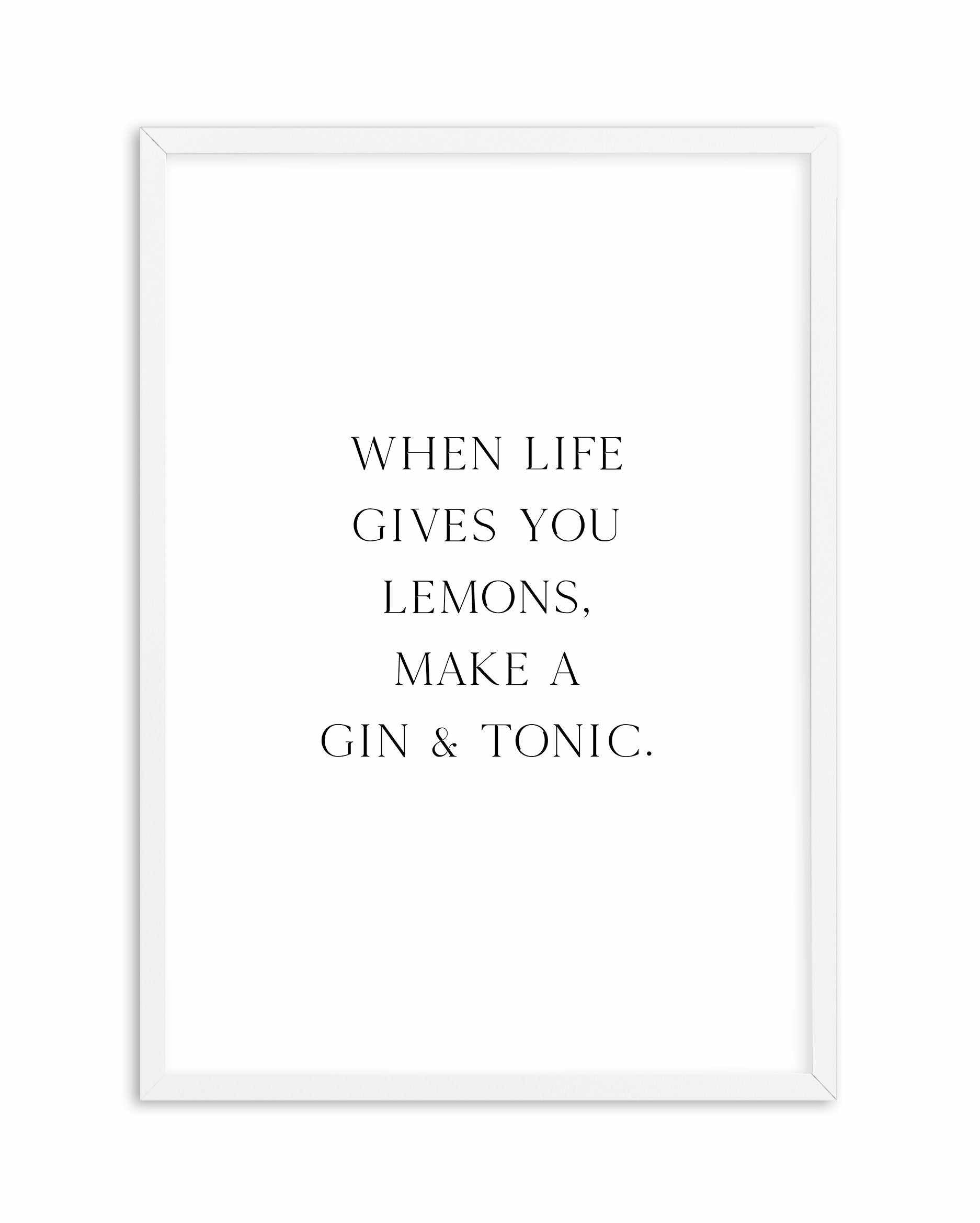 Gin & Tonic Art Print-PRINT-Olive et Oriel-Olive et Oriel-A3 | 11.7" x 16.5" | 29.7 x 42 cm-White-With White Border-Buy-Australian-Art-Prints-Online-with-Olive-et-Oriel-Your-Artwork-Specialists-Austrailia-Decorate-With-Coastal-Photo-Wall-Art-Prints-From-Our-Beach-House-Artwork-Collection-Fine-Poster-and-Framed-Artwork