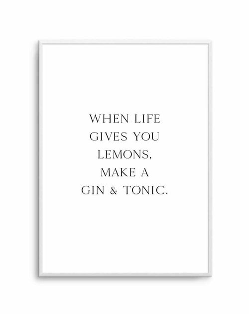 Gin & Tonic Art Print-PRINT-Olive et Oriel-Olive et Oriel-A3 | 11.7" x 16.5" | 29.7 x 42 cm-Unframed Art Print-With White Border-Buy-Australian-Art-Prints-Online-with-Olive-et-Oriel-Your-Artwork-Specialists-Austrailia-Decorate-With-Coastal-Photo-Wall-Art-Prints-From-Our-Beach-House-Artwork-Collection-Fine-Poster-and-Framed-Artwork