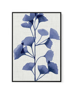 Ginkgo | Navy | Framed Canvas-CANVAS-You can shop wall art online with Olive et Oriel for everything from abstract art to fun kids wall art. Our beautiful modern art prints and canvas art are available from large canvas prints to wall art paintings and our proudly Australian artwork collection offers only the highest quality framed large wall art and canvas art Australia - You can buy fashion photography prints or Hampton print posters and paintings on canvas from Olive et Oriel and have them de