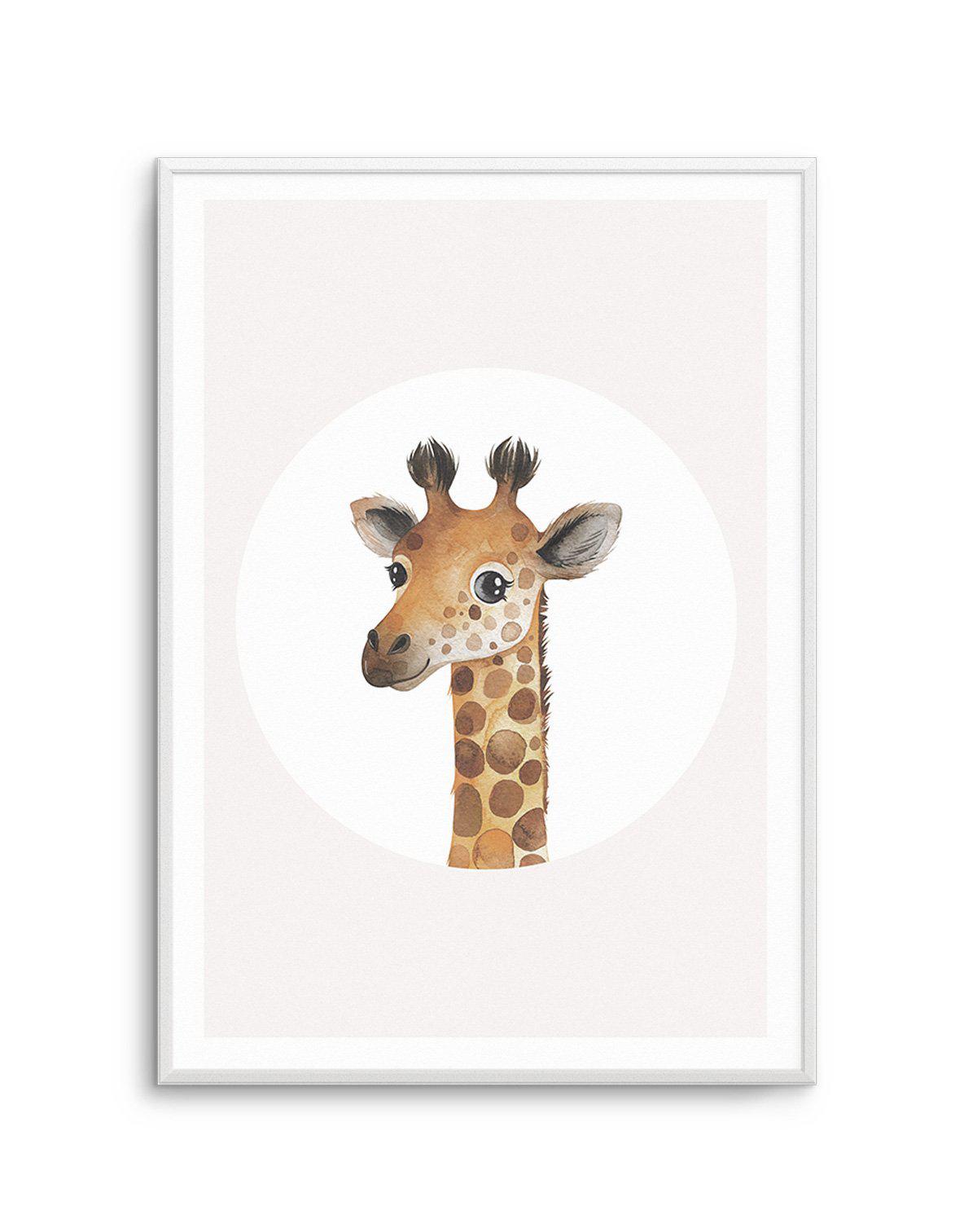 Giraffe Art Print-PRINT-Olive et Oriel-Olive et Oriel-A5 | 5.8" x 8.3" | 14.8 x 21cm-Unframed Art Print-With White Border-Buy-Australian-Art-Prints-Online-with-Olive-et-Oriel-Your-Artwork-Specialists-Austrailia-Decorate-With-Coastal-Photo-Wall-Art-Prints-From-Our-Beach-House-Artwork-Collection-Fine-Poster-and-Framed-Artwork