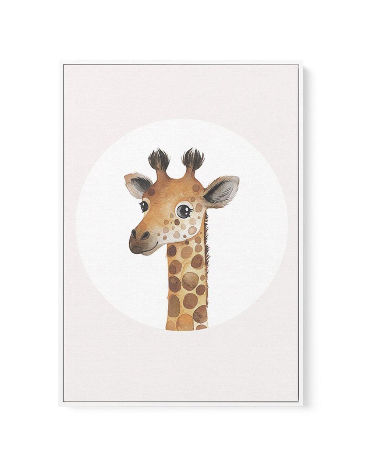 Giraffe | Framed Canvas-CANVAS-You can shop wall art online with Olive et Oriel for everything from abstract art to fun kids wall art. Our beautiful modern art prints and canvas art are available from large canvas prints to wall art paintings and our proudly Australian artwork collection offers only the highest quality framed large wall art and canvas art Australia - You can buy fashion photography prints or Hampton print posters and paintings on canvas from Olive et Oriel and have them delivere