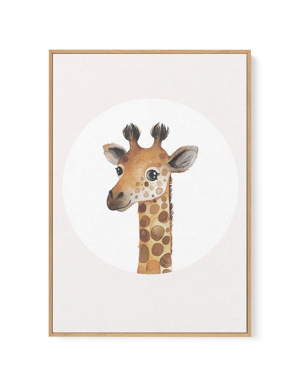 Giraffe | Framed Canvas-CANVAS-You can shop wall art online with Olive et Oriel for everything from abstract art to fun kids wall art. Our beautiful modern art prints and canvas art are available from large canvas prints to wall art paintings and our proudly Australian artwork collection offers only the highest quality framed large wall art and canvas art Australia - You can buy fashion photography prints or Hampton print posters and paintings on canvas from Olive et Oriel and have them delivere