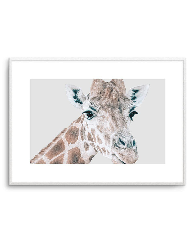 Giraffe | LS Art Print-PRINT-Olive et Oriel-Olive et Oriel-A5 | 5.8" x 8.3" | 14.8 x 21cm-Unframed Art Print-With White Border-Buy-Australian-Art-Prints-Online-with-Olive-et-Oriel-Your-Artwork-Specialists-Austrailia-Decorate-With-Coastal-Photo-Wall-Art-Prints-From-Our-Beach-House-Artwork-Collection-Fine-Poster-and-Framed-Artwork