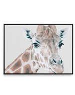Giraffe | LS | Framed Canvas-CANVAS-You can shop wall art online with Olive et Oriel for everything from abstract art to fun kids wall art. Our beautiful modern art prints and canvas art are available from large canvas prints to wall art paintings and our proudly Australian artwork collection offers only the highest quality framed large wall art and canvas art Australia - You can buy fashion photography prints or Hampton print posters and paintings on canvas from Olive et Oriel and have them del