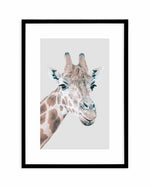 Giraffe | PT Art Print-PRINT-Olive et Oriel-Olive et Oriel-A5 | 5.8" x 8.3" | 14.8 x 21cm-Black-With White Border-Buy-Australian-Art-Prints-Online-with-Olive-et-Oriel-Your-Artwork-Specialists-Austrailia-Decorate-With-Coastal-Photo-Wall-Art-Prints-From-Our-Beach-House-Artwork-Collection-Fine-Poster-and-Framed-Artwork