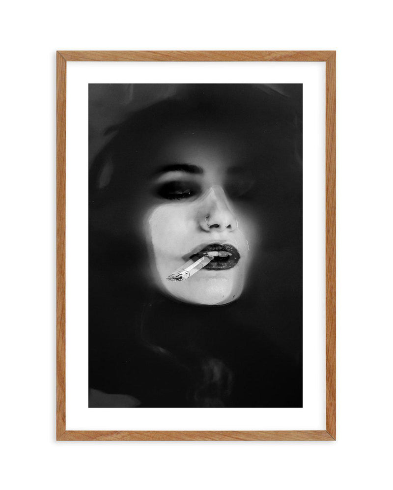 Girl Interrupted II Art Print-PRINT-Olive et Oriel-Olive et Oriel-50x70 cm | 19.6" x 27.5"-Walnut-With White Border-Buy-Australian-Art-Prints-Online-with-Olive-et-Oriel-Your-Artwork-Specialists-Austrailia-Decorate-With-Coastal-Photo-Wall-Art-Prints-From-Our-Beach-House-Artwork-Collection-Fine-Poster-and-Framed-Artwork