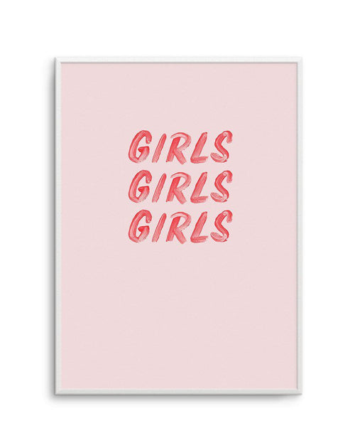 Girls Girls Girls Art Print-PRINT-Olive et Oriel-Olive et Oriel-A5 | 5.8" x 8.3" | 14.8 x 21cm-Unframed Art Print-With White Border-Buy-Australian-Art-Prints-Online-with-Olive-et-Oriel-Your-Artwork-Specialists-Austrailia-Decorate-With-Coastal-Photo-Wall-Art-Prints-From-Our-Beach-House-Artwork-Collection-Fine-Poster-and-Framed-Artwork