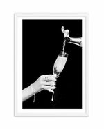 Glass of Champagne Art Print-PRINT-Olive et Oriel-Olive et Oriel-A5 | 5.8" x 8.3" | 14.8 x 21cm-White-With White Border-Buy-Australian-Art-Prints-Online-with-Olive-et-Oriel-Your-Artwork-Specialists-Austrailia-Decorate-With-Coastal-Photo-Wall-Art-Prints-From-Our-Beach-House-Artwork-Collection-Fine-Poster-and-Framed-Artwork