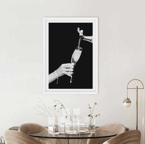 Glass of Champagne Art Print-PRINT-Olive et Oriel-Olive et Oriel-Buy-Australian-Art-Prints-Online-with-Olive-et-Oriel-Your-Artwork-Specialists-Austrailia-Decorate-With-Coastal-Photo-Wall-Art-Prints-From-Our-Beach-House-Artwork-Collection-Fine-Poster-and-Framed-Artwork