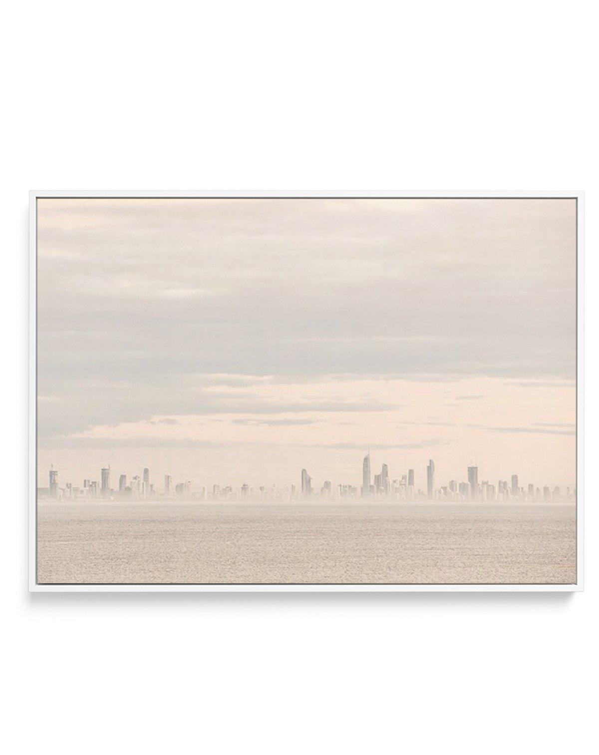 Gold Coast Haze | Framed Canvas-CANVAS-You can shop wall art online with Olive et Oriel for everything from abstract art to fun kids wall art. Our beautiful modern art prints and canvas art are available from large canvas prints to wall art paintings and our proudly Australian artwork collection offers only the highest quality framed large wall art and canvas art Australia - You can buy fashion photography prints or Hampton print posters and paintings on canvas from Olive et Oriel and have them 