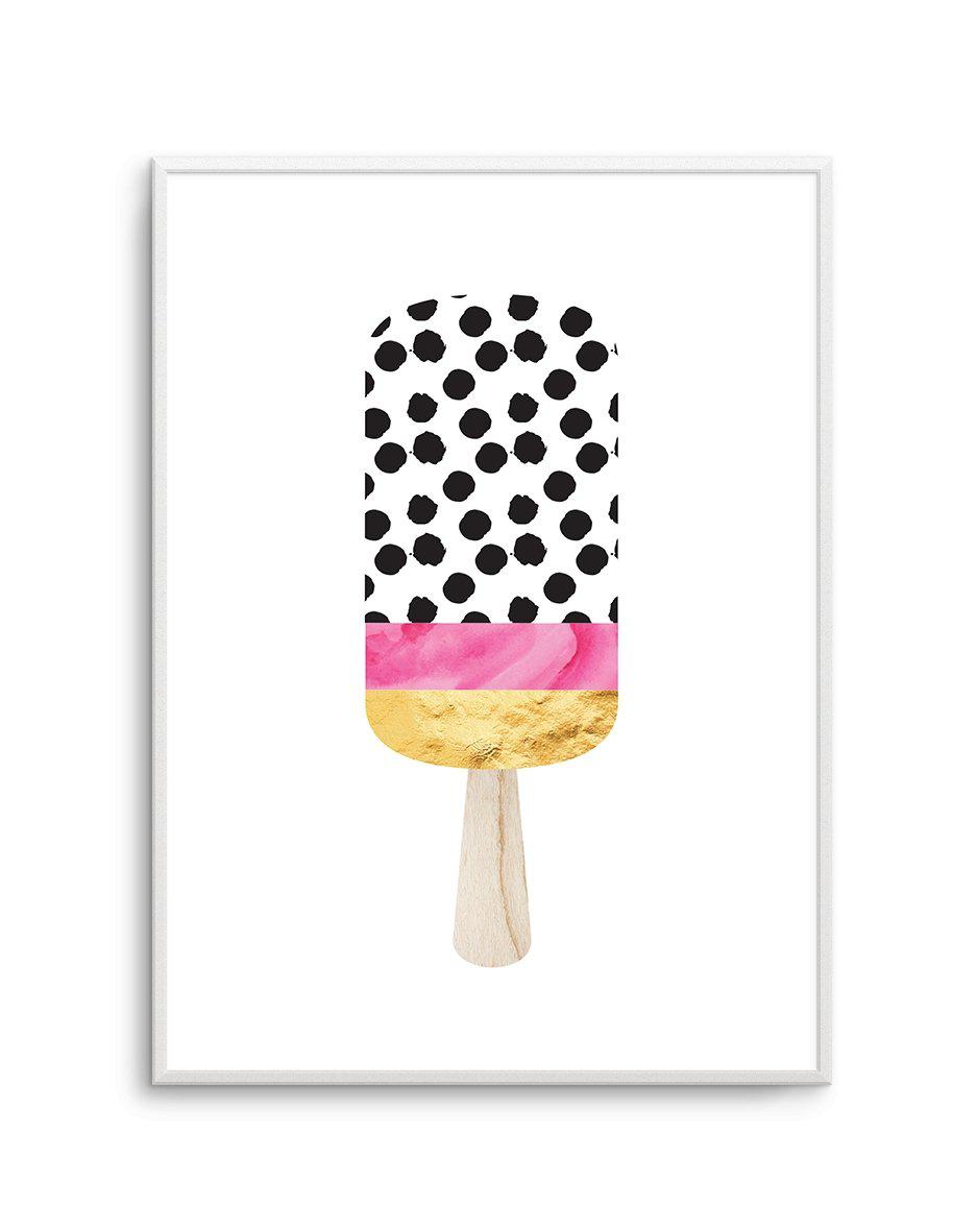 Gold Paddle Pop Art Print-PRINT-Olive et Oriel-Olive et Oriel-A5 | 5.8" x 8.3" | 14.8 x 21cm-Unframed Art Print-With White Border-Buy-Australian-Art-Prints-Online-with-Olive-et-Oriel-Your-Artwork-Specialists-Austrailia-Decorate-With-Coastal-Photo-Wall-Art-Prints-From-Our-Beach-House-Artwork-Collection-Fine-Poster-and-Framed-Artwork