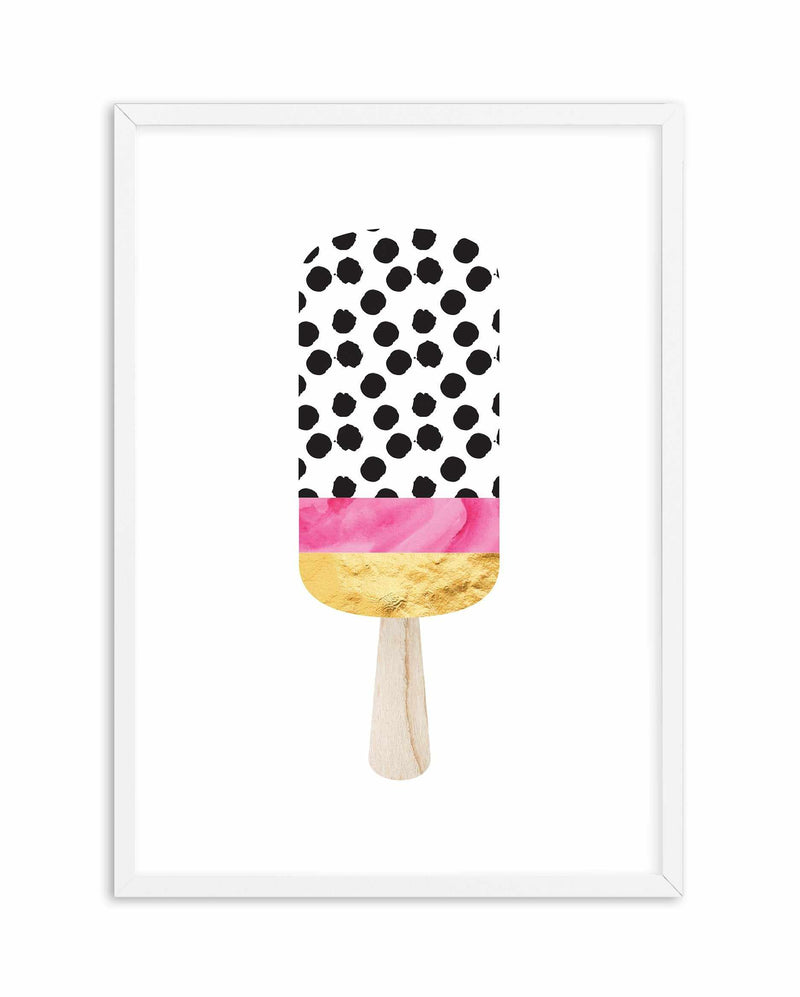 Gold Paddle Pop Art Print-PRINT-Olive et Oriel-Olive et Oriel-A5 | 5.8" x 8.3" | 14.8 x 21cm-White-With White Border-Buy-Australian-Art-Prints-Online-with-Olive-et-Oriel-Your-Artwork-Specialists-Austrailia-Decorate-With-Coastal-Photo-Wall-Art-Prints-From-Our-Beach-House-Artwork-Collection-Fine-Poster-and-Framed-Artwork