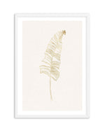 Gold Palm I Art Print-PRINT-Olive et Oriel-Olive et Oriel-A5 | 5.8" x 8.3" | 14.8 x 21cm-White-With White Border-Buy-Australian-Art-Prints-Online-with-Olive-et-Oriel-Your-Artwork-Specialists-Austrailia-Decorate-With-Coastal-Photo-Wall-Art-Prints-From-Our-Beach-House-Artwork-Collection-Fine-Poster-and-Framed-Artwork