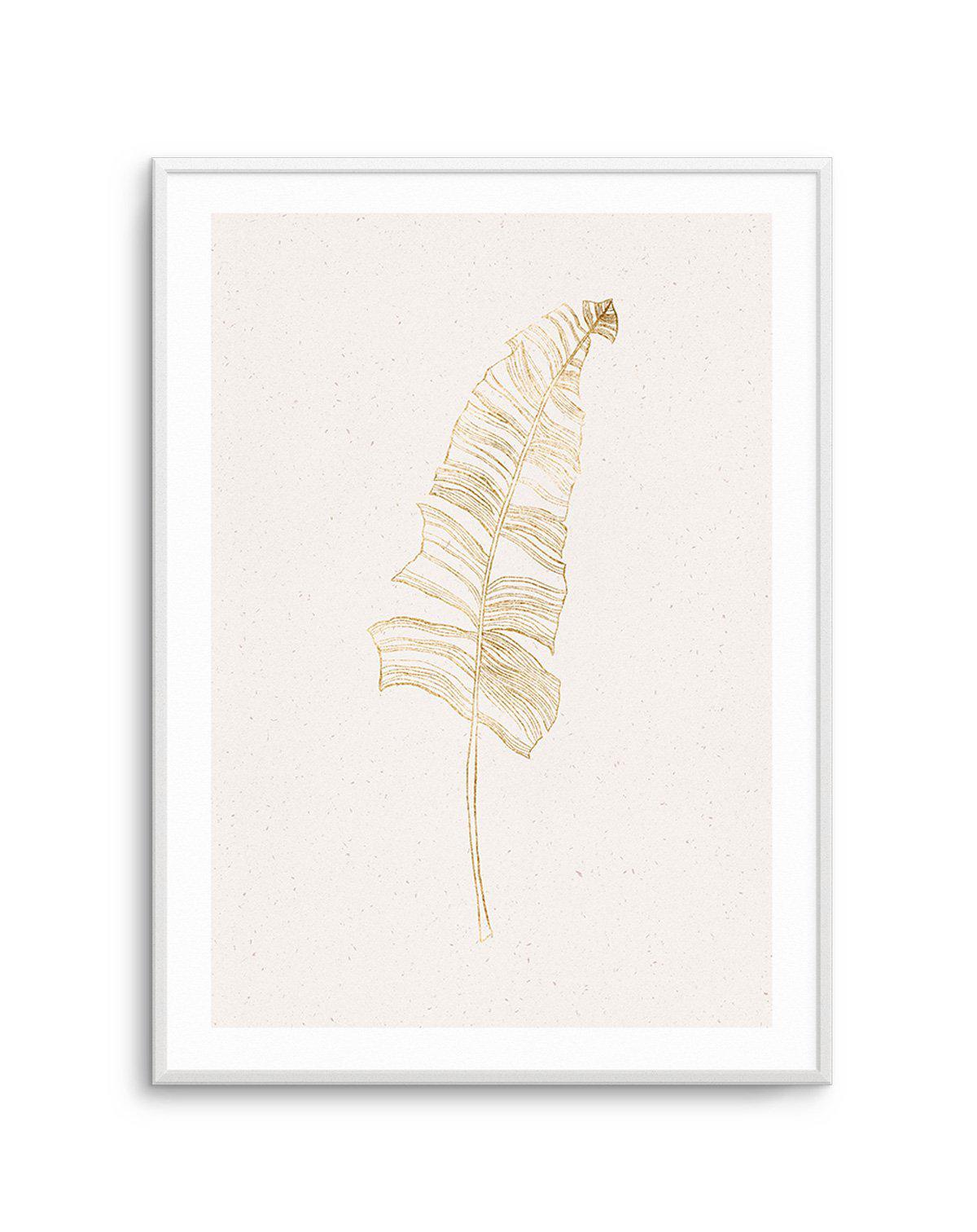 Gold Palm I Art Print-PRINT-Olive et Oriel-Olive et Oriel-A5 | 5.8" x 8.3" | 14.8 x 21cm-Unframed Art Print-With White Border-Buy-Australian-Art-Prints-Online-with-Olive-et-Oriel-Your-Artwork-Specialists-Austrailia-Decorate-With-Coastal-Photo-Wall-Art-Prints-From-Our-Beach-House-Artwork-Collection-Fine-Poster-and-Framed-Artwork