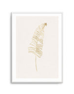 Gold Palm I Art Print-PRINT-Olive et Oriel-Olive et Oriel-A5 | 5.8" x 8.3" | 14.8 x 21cm-Unframed Art Print-With White Border-Buy-Australian-Art-Prints-Online-with-Olive-et-Oriel-Your-Artwork-Specialists-Austrailia-Decorate-With-Coastal-Photo-Wall-Art-Prints-From-Our-Beach-House-Artwork-Collection-Fine-Poster-and-Framed-Artwork