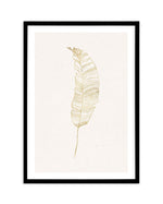 Gold Palm II Art Print-PRINT-Olive et Oriel-Olive et Oriel-A5 | 5.8" x 8.3" | 14.8 x 21cm-Black-With White Border-Buy-Australian-Art-Prints-Online-with-Olive-et-Oriel-Your-Artwork-Specialists-Austrailia-Decorate-With-Coastal-Photo-Wall-Art-Prints-From-Our-Beach-House-Artwork-Collection-Fine-Poster-and-Framed-Artwork