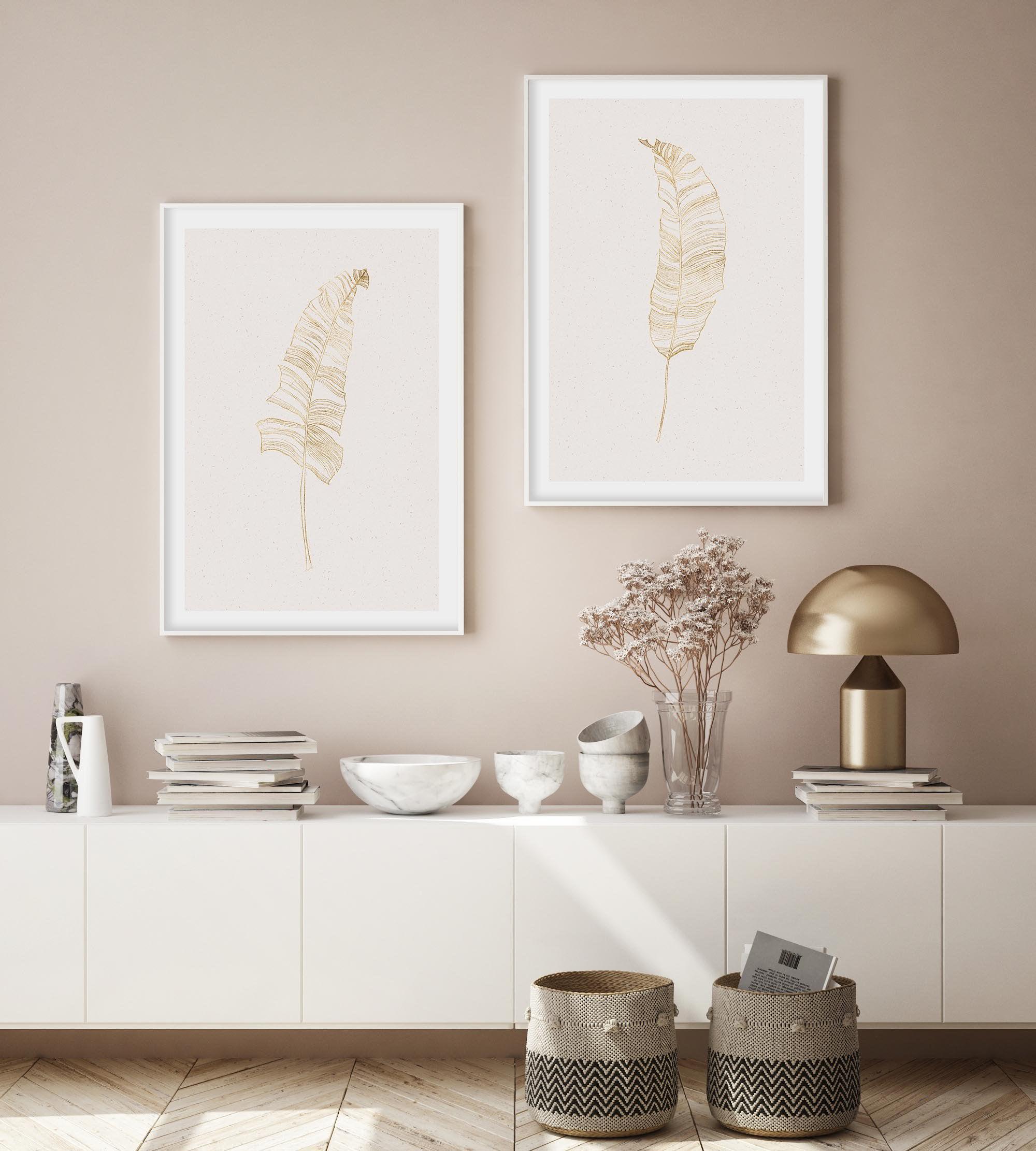 Gold Palm II Art Print-PRINT-Olive et Oriel-Olive et Oriel-Buy-Australian-Art-Prints-Online-with-Olive-et-Oriel-Your-Artwork-Specialists-Austrailia-Decorate-With-Coastal-Photo-Wall-Art-Prints-From-Our-Beach-House-Artwork-Collection-Fine-Poster-and-Framed-Artwork