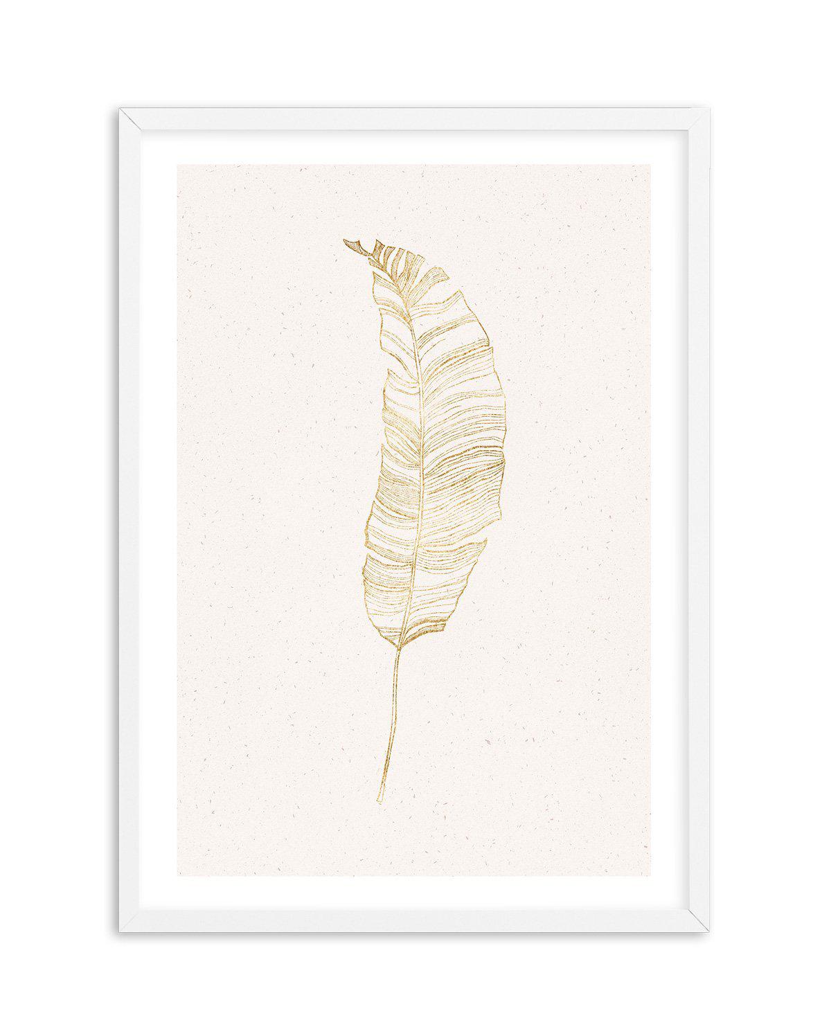 Gold Palm II Art Print-PRINT-Olive et Oriel-Olive et Oriel-A5 | 5.8" x 8.3" | 14.8 x 21cm-White-With White Border-Buy-Australian-Art-Prints-Online-with-Olive-et-Oriel-Your-Artwork-Specialists-Austrailia-Decorate-With-Coastal-Photo-Wall-Art-Prints-From-Our-Beach-House-Artwork-Collection-Fine-Poster-and-Framed-Artwork