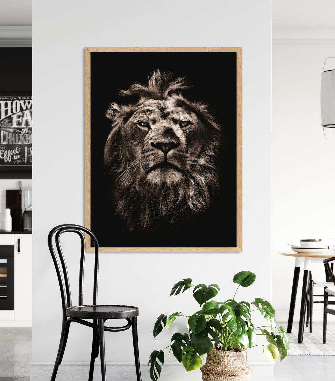 Golden Lion Art Print-PRINT-Olive et Oriel-Olive et Oriel-Buy-Australian-Art-Prints-Online-with-Olive-et-Oriel-Your-Artwork-Specialists-Austrailia-Decorate-With-Coastal-Photo-Wall-Art-Prints-From-Our-Beach-House-Artwork-Collection-Fine-Poster-and-Framed-Artwork