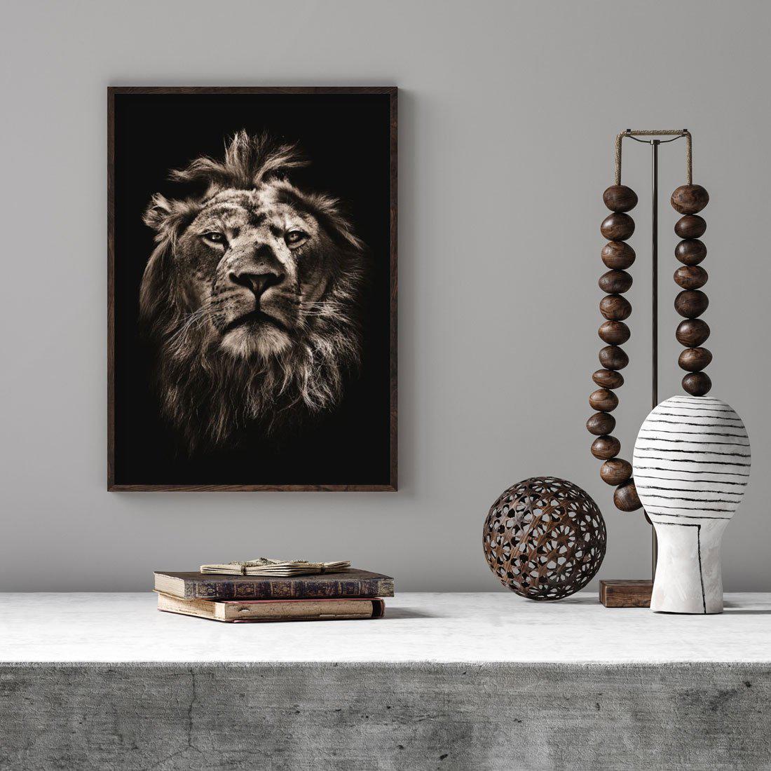 Golden Lion Art Print-PRINT-Olive et Oriel-Olive et Oriel-Buy-Australian-Art-Prints-Online-with-Olive-et-Oriel-Your-Artwork-Specialists-Austrailia-Decorate-With-Coastal-Photo-Wall-Art-Prints-From-Our-Beach-House-Artwork-Collection-Fine-Poster-and-Framed-Artwork