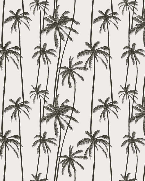 Good Palms Modern Charcoal Wallpaper-Wallpaper-Buy-Australian-Removable-Wallpaper-Now-In-Black-&-White-Wallpaper-Peel-And-Stick-Wallpaper-Online-At-Olive-et-Oriel-Custom-Made-Wallpapers-Wall-Papers-Decorate-Your-Bedroom-Living-Room-Kids-Room-or-Commercial-Interior