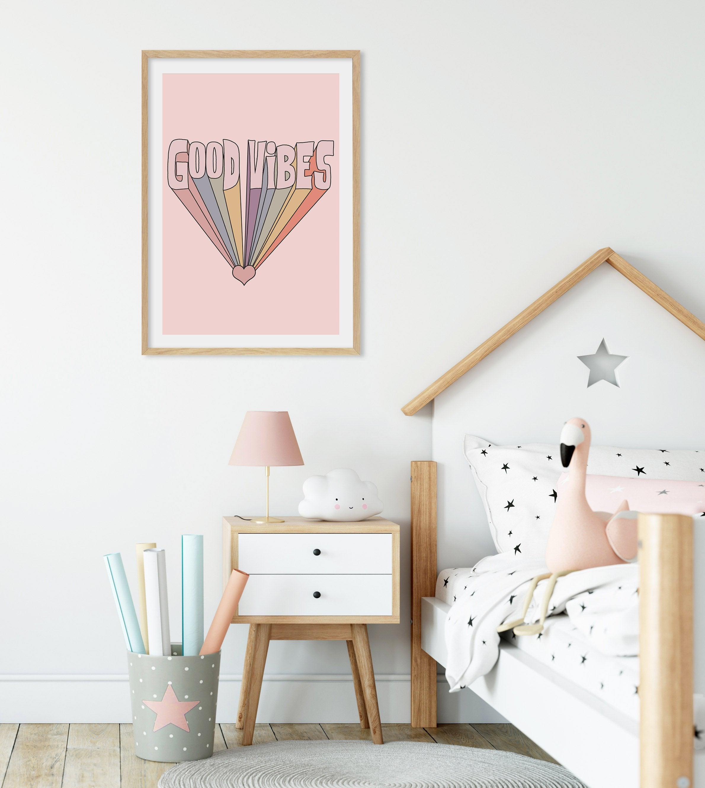 Good Vibes Retro Art Print-PRINT-Olive et Oriel-Olive et Oriel-Buy-Australian-Art-Prints-Online-with-Olive-et-Oriel-Your-Artwork-Specialists-Austrailia-Decorate-With-Coastal-Photo-Wall-Art-Prints-From-Our-Beach-House-Artwork-Collection-Fine-Poster-and-Framed-Artwork